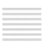 Music Manuscript Template. Printable Staff Bass Clef Music Paper   Free Printable Staff Paper Blank Sheet Music Net