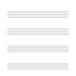 Music Staff Paper Template. Blank Treble Clef Staff Paper Free Sheet   Free Printable Blank Sheet Music