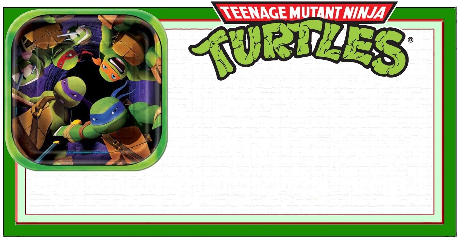 Ninja Turtle Invitation Template | Coolest Invitation Templates - Free Printable Tmnt Birthday Party Invitations