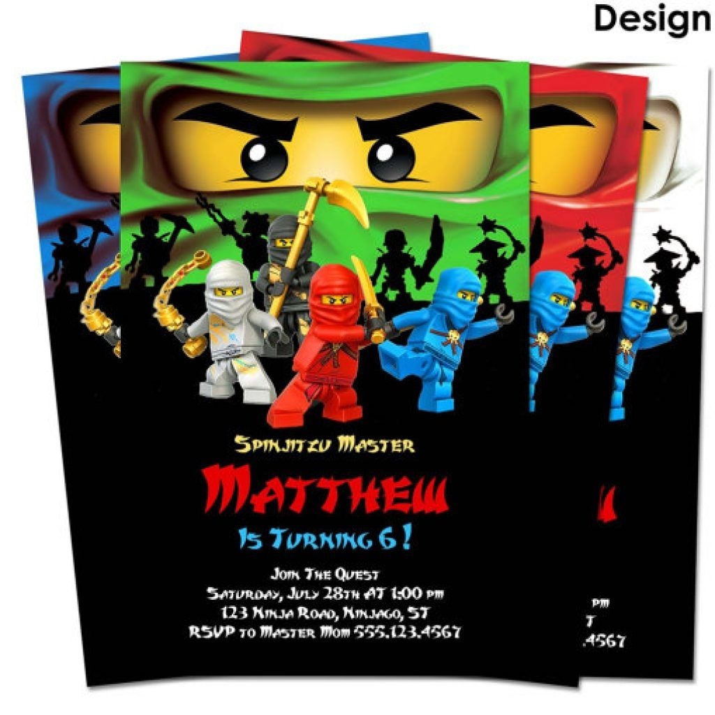 Ninjago Birthday Invitations Template No2Powerblasts | Remigi&amp;#039;s Lego - Lego Ninjago Party Invitations Printable Free