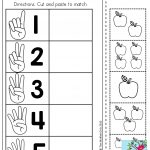 Number Sense! Cut And Paste To Match. Tons Of Great Printables To   Free Printable Cut And Paste Worksheets For Preschoolers