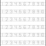 Number Tracing – 1 10 – Worksheet / Free Printable Worksheets   Free Printable Numbers 1 50