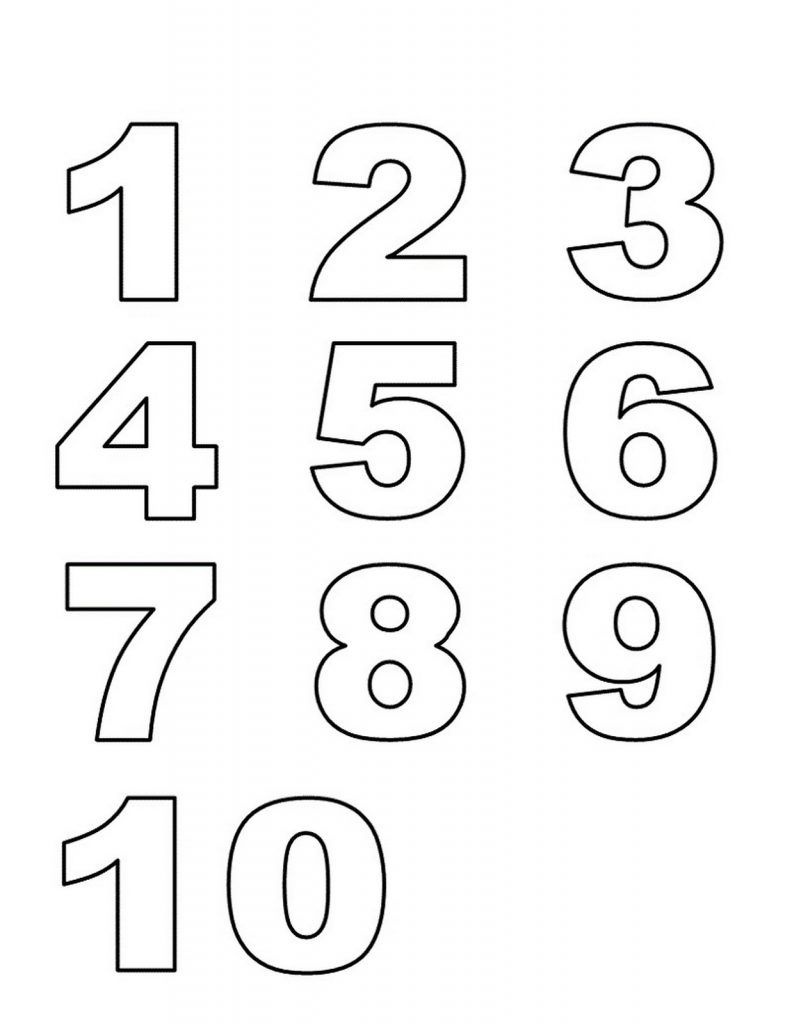 Numbers 1-10 Preschool Printables List | School Stuff | Numbers - Free Printable Bubble Numbers