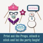 Old Market Corner: Frozen Snow Princess Photo Booth Props   Free Printable Frozen Photo Booth Props