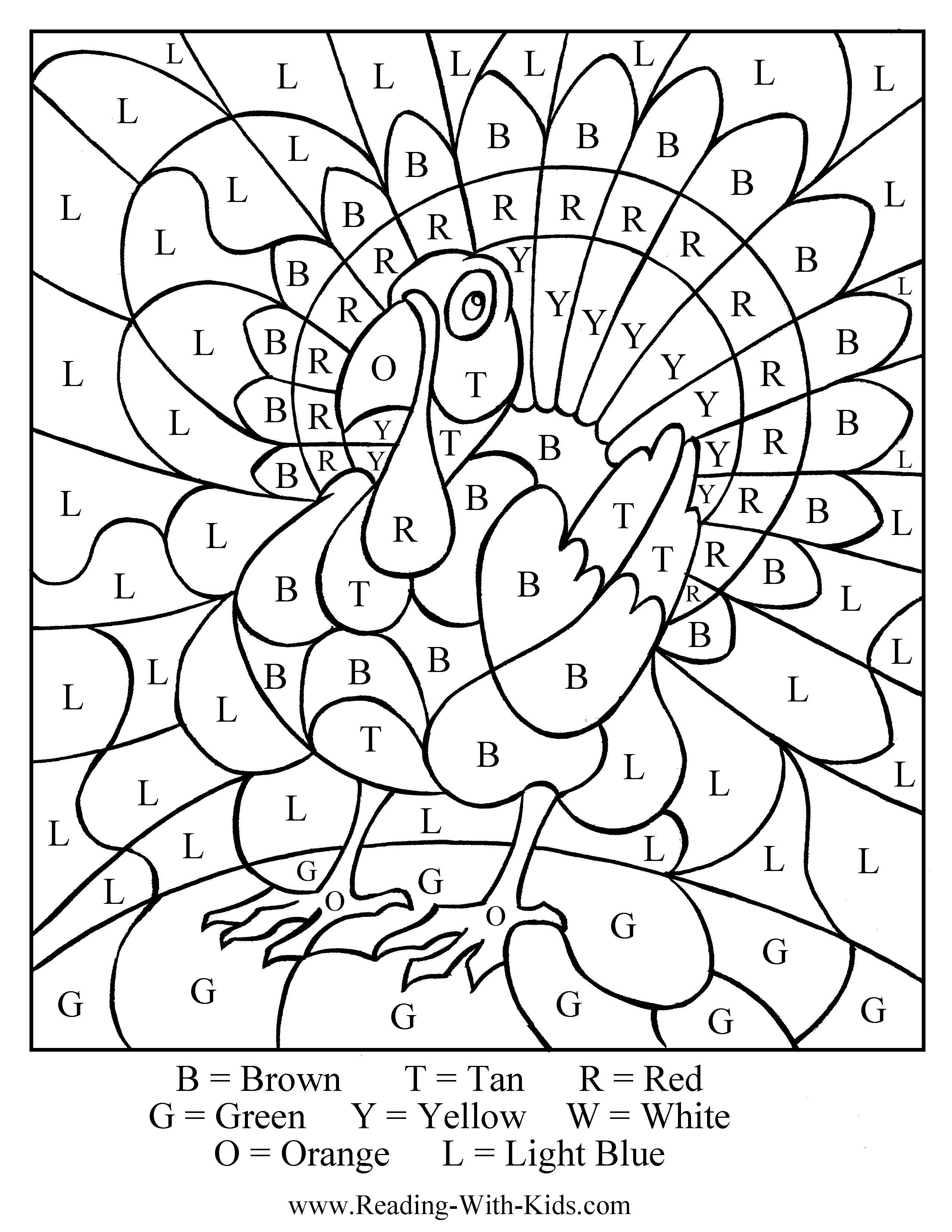 Ooodles Of Thanksgiving Printables, Puzzles, Games For Kids - Free Printable Thanksgiving Coloring Pages