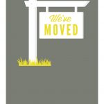 Our New Address   Free Printable Moving Announcement Template   We Are Moving Cards Free Printable