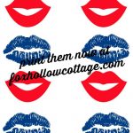 Patriotic Lip And Mustache Printables: Free Photo Props | Crafty 2   Free Lip And Mustache Printables