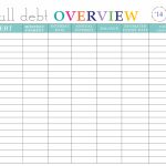 Paying Off Debt Worksheets   Free Printable Debt Snowball Worksheet