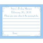 Photo : Free Printable Baby Shower Bingo Cards Reva Free Baby Shower   Mommy Advice Cards Free Printable