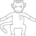 Pinjackie Schreiner On Fall School | Monkey Coloring Pages, Sock   Free Printable Sock Monkey Pictures
