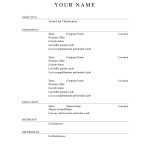 Pinlacey Seebinger On 9 To 5 | Sample Resume Templates, Free   How To Make A Free Printable Resume