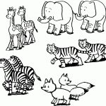 Pinrobin Batten On Coloring Pages | Zoo Animal Coloring Pages   Free Printable Animal Cutouts