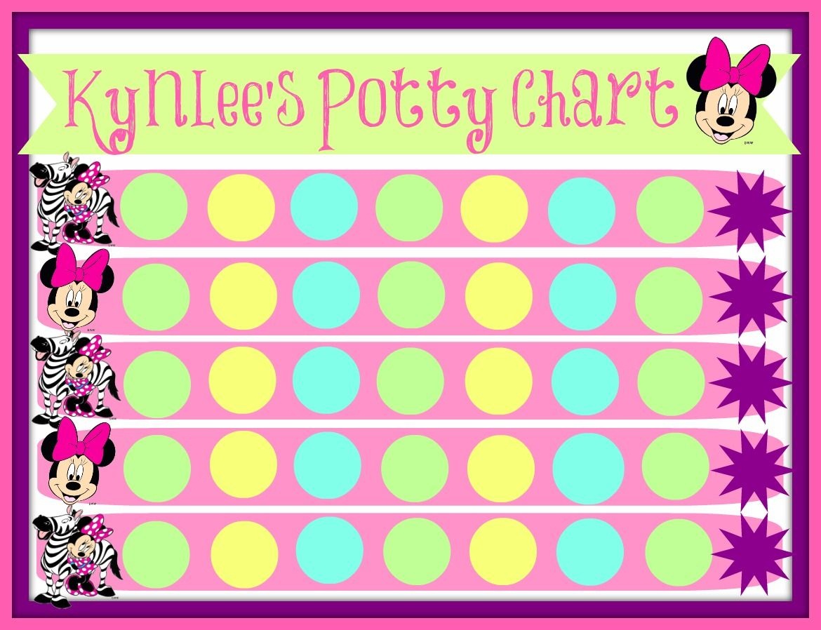 Free Printable Minnie Mouse Reward Chart