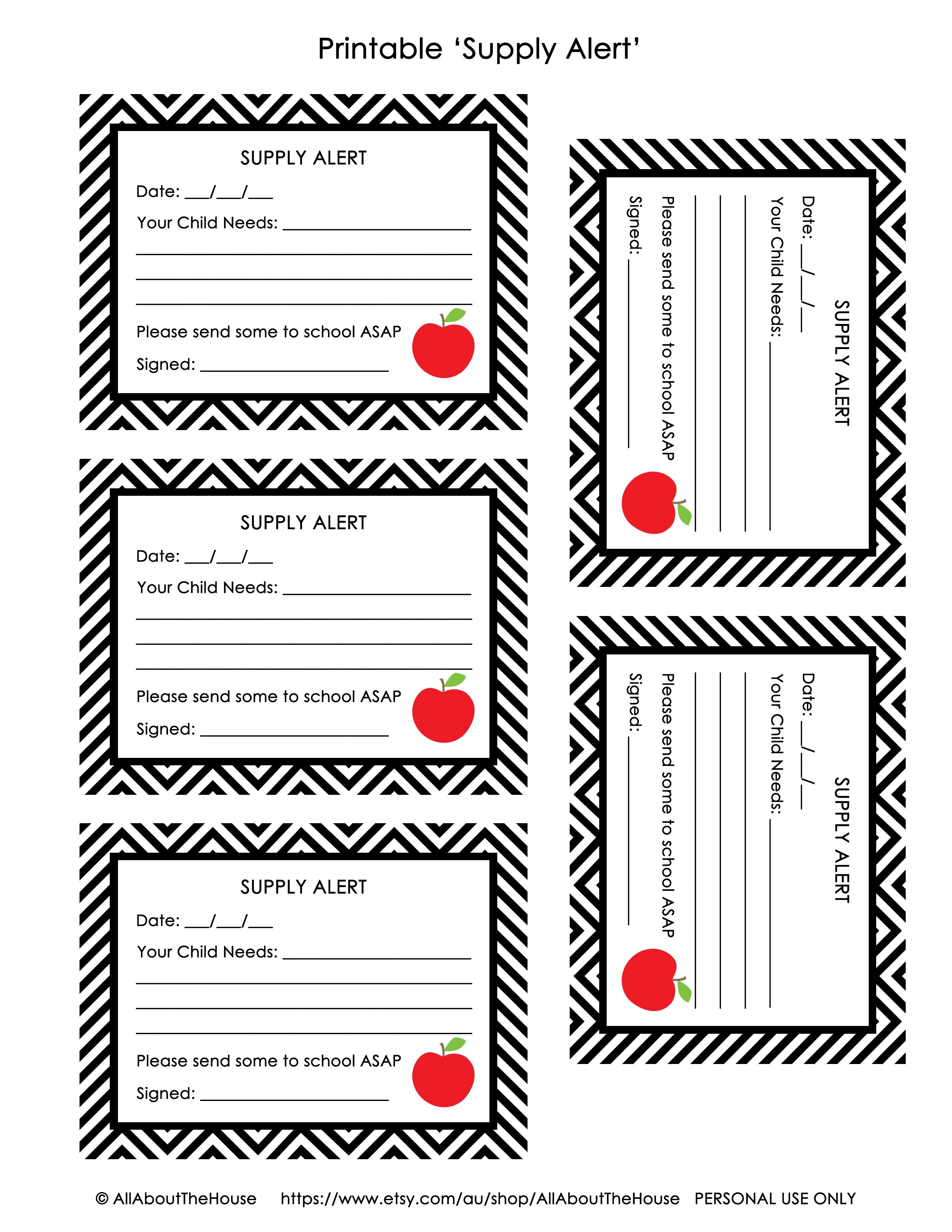 Pinterest - Free Printable Hall Pass Template