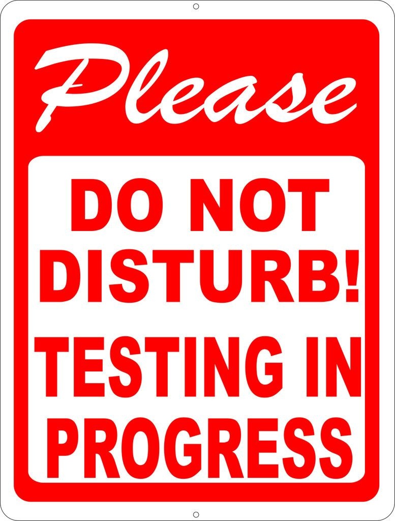 Free Printable Testing Signs Free Printable