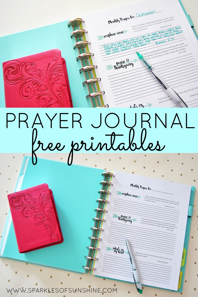 Free Printable Prayer List | Free Printable