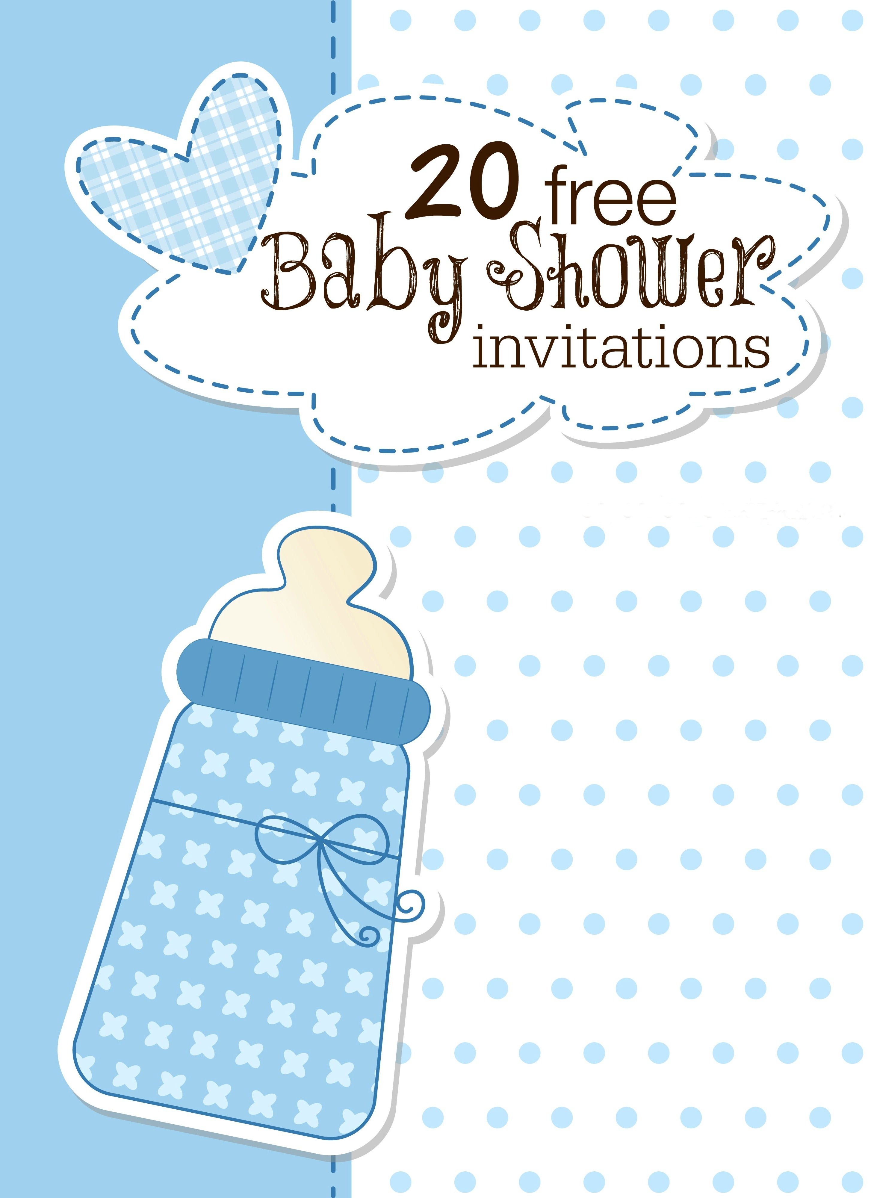 Printable Baby Shower Invitations - Free Printable Baby Shower Invitations For Boys