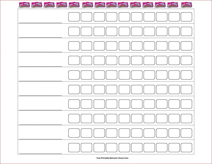 Free Printable Incentive Charts For Teachers