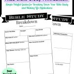 Printable Bible Study Guide | Brittney Moses   Free Printable Bible Study Lessons