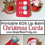 Printable Christmas Themed Eos Lip Balm Cards | Best Of Simple Made   Free Printable Eos Christmas Card