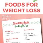 Printable Clean Eating Grocery List For Weight Loss   Healthy And   Free Printable Clean Eating Grocery List