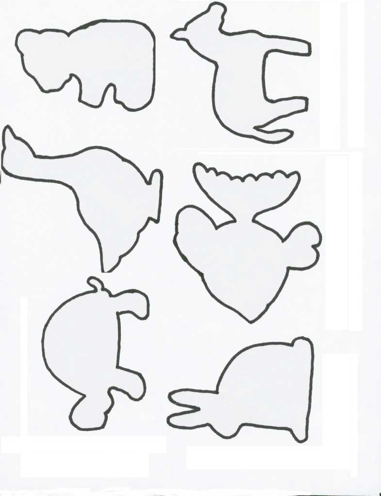 Printable Nature Cutouts. Printable. Free Printable Worksheets - Free Printable Animal Cutouts
