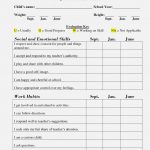 Printable Preschool Progress Report Template | Kg | Pinterest   Free Printable Pre K Assessment Forms