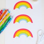 Printable Rainbow Valentine's Day Cards   Project Nursery   Free Printable Rainbow Pictures