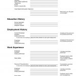 Printable Resume Form Surprising Inspiration Templates 2 Sample   Free Printable Fill In The Blank Resume Templates