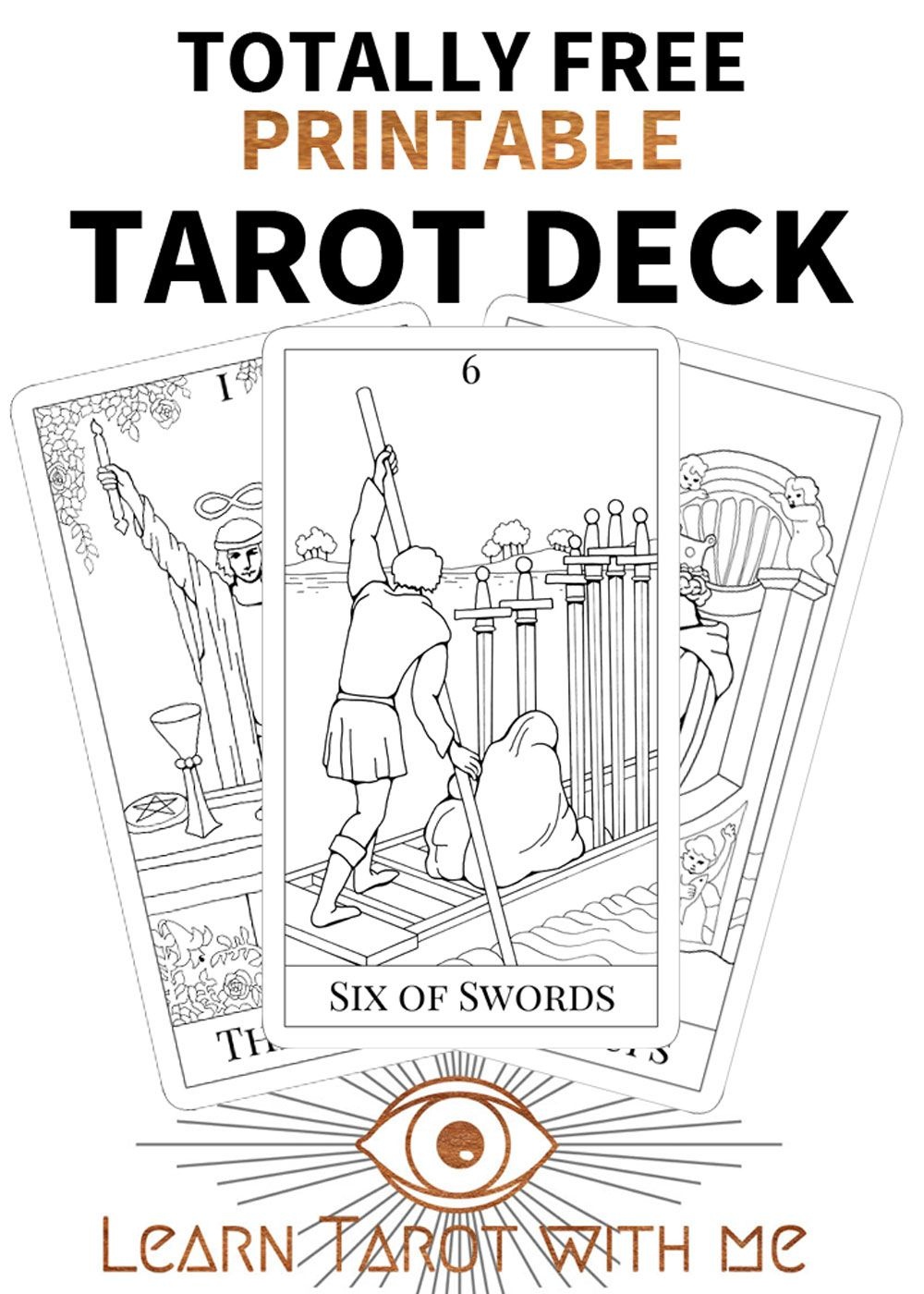 Printable Tarot Deck From | Learning Tarot | Free Tarot Cards, Tarot - Free Printable Oracle Cards Pdf