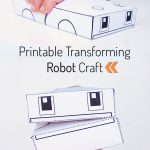 Printable Transforming Robot Craft | Printables | Crafts For Kids   Free Printable Craft Activities