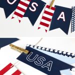 Printable Usa Banner For July 4Th   Free Pdf Download   Paging Supermom   Free Printable Patriotic Banner