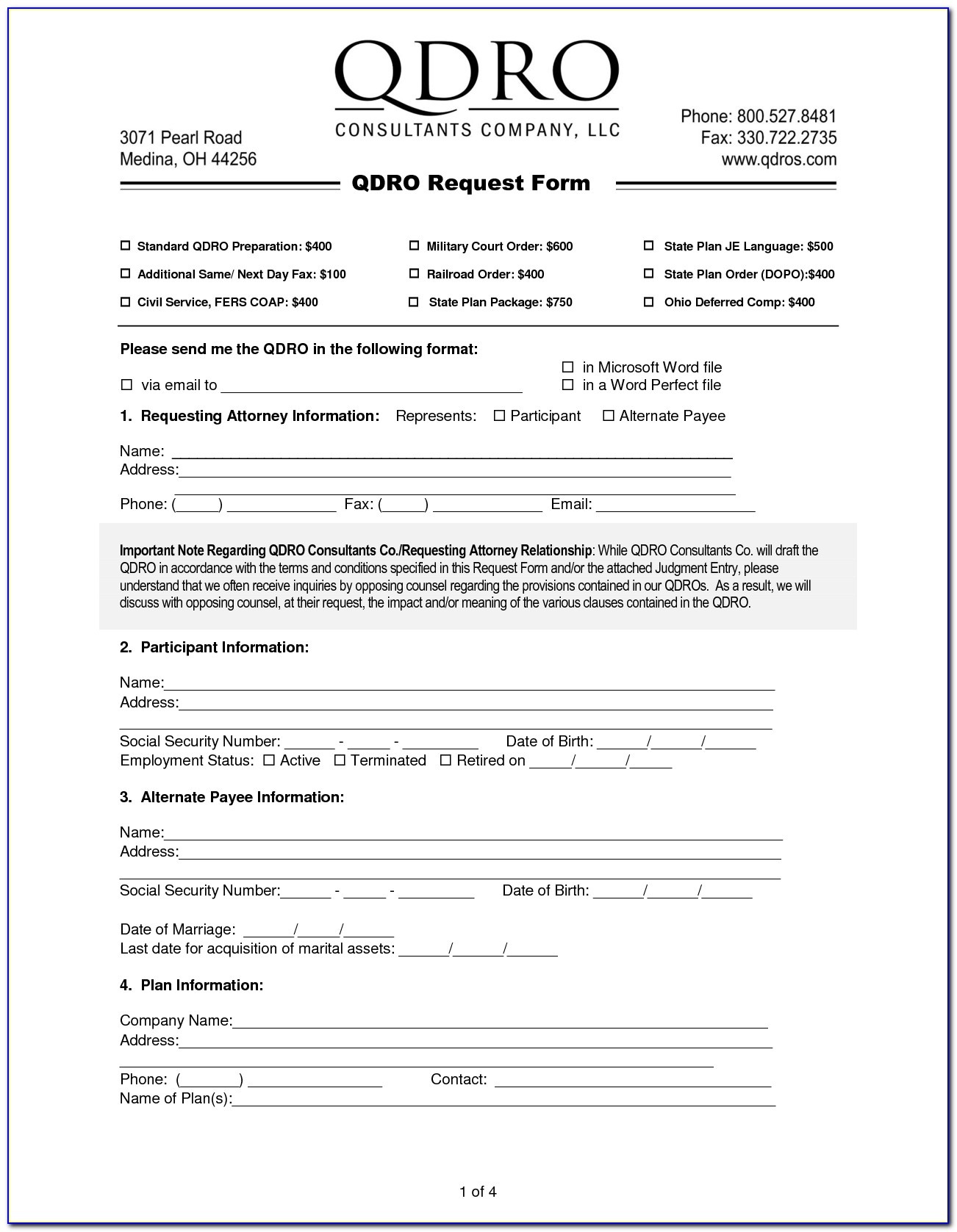 Massachusetts Qdro Form Printable Printable Forms Free Online