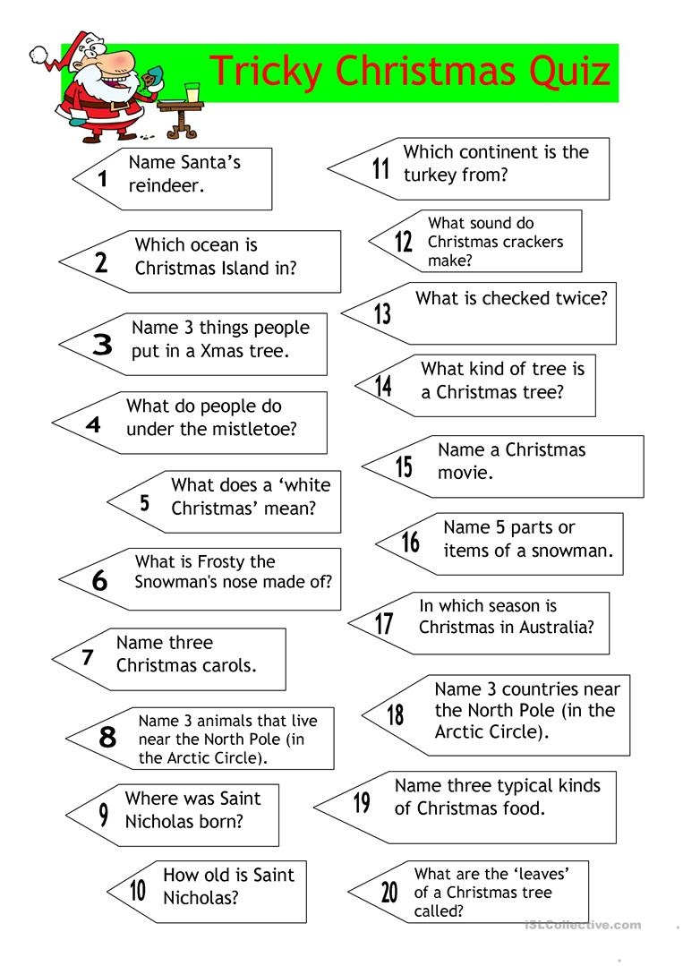 Free Christmas Picture Quiz Questions And Answers Printable Free Printable