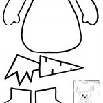 Rabbit Outline | Free Download Best Rabbit Outline On Clipartmag   Free Printable Rabbit Template