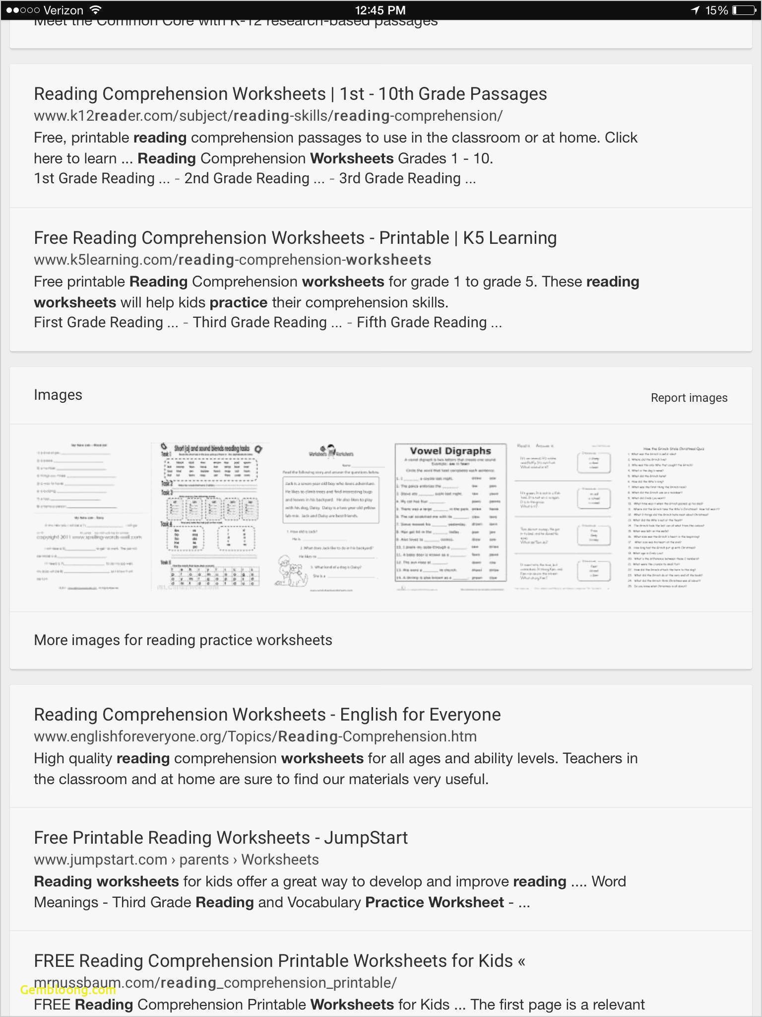 Reading Comprehension Worksheets For 1St Grade - Cramerforcongress - Free Printable 3Rd Grade Reading Worksheets