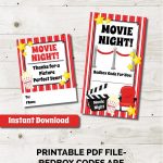 Redbox Gift Card Redbox Code Redbox Tag Movie Gift Tag Movie | Etsy   Free Printable Redbox Gift Tags