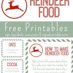Reindeer Food Free Printables   Momtrends   Free Printable Reindeer Dust Poem
