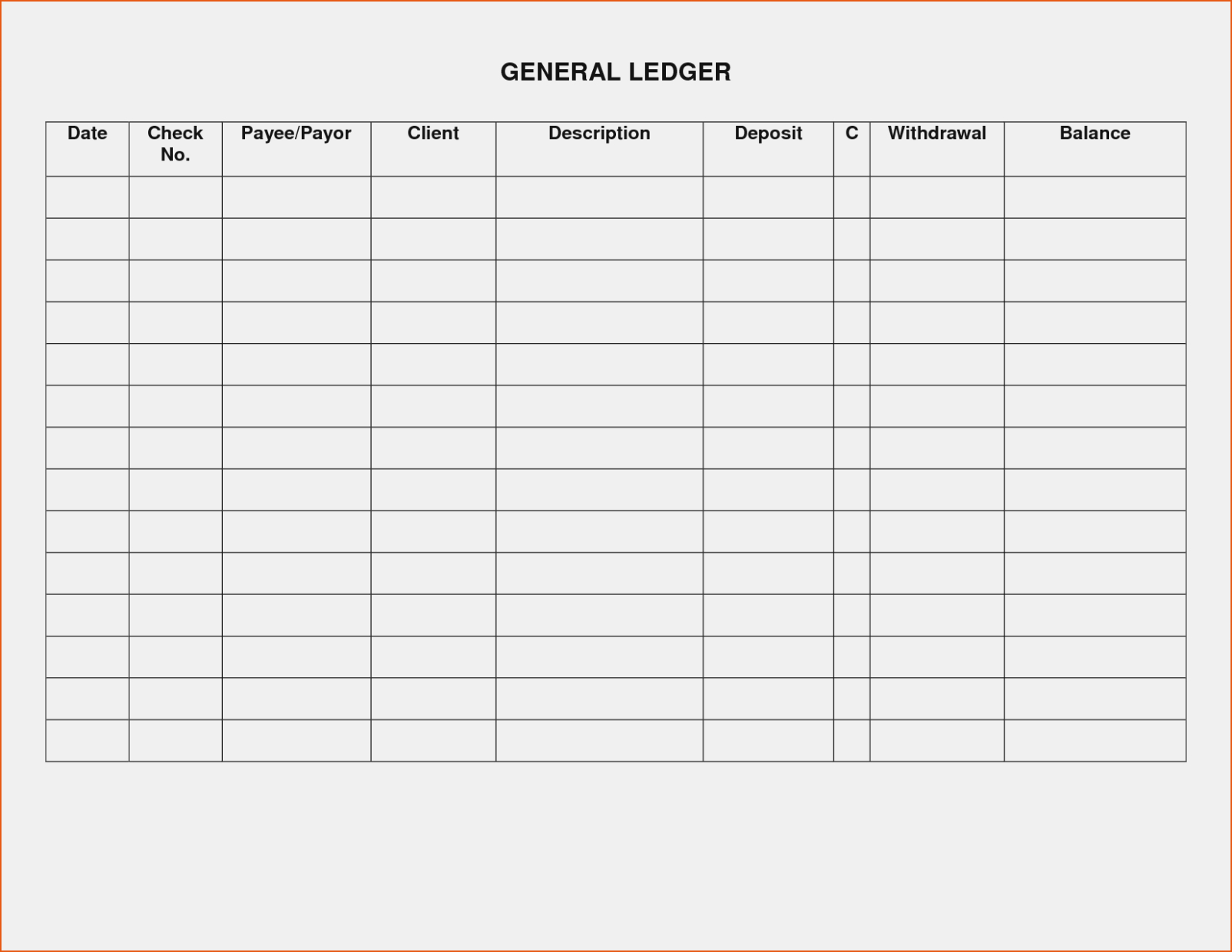 Free Printable Rental Ledger Template Printable World Holiday