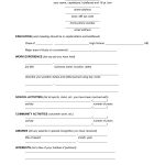 Resume Blank Forms To Fill Out | Fill In The Blank Resume Form   Pdf   Free Blank Resume Forms Printable