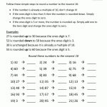 Rounding Worksheets To The Nearest 10   Free Printable 4Th Grade Rounding Worksheets