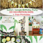 Safari / Jungle Themed First Birthday Party Part Iii – Diy   Free Jungle Printables