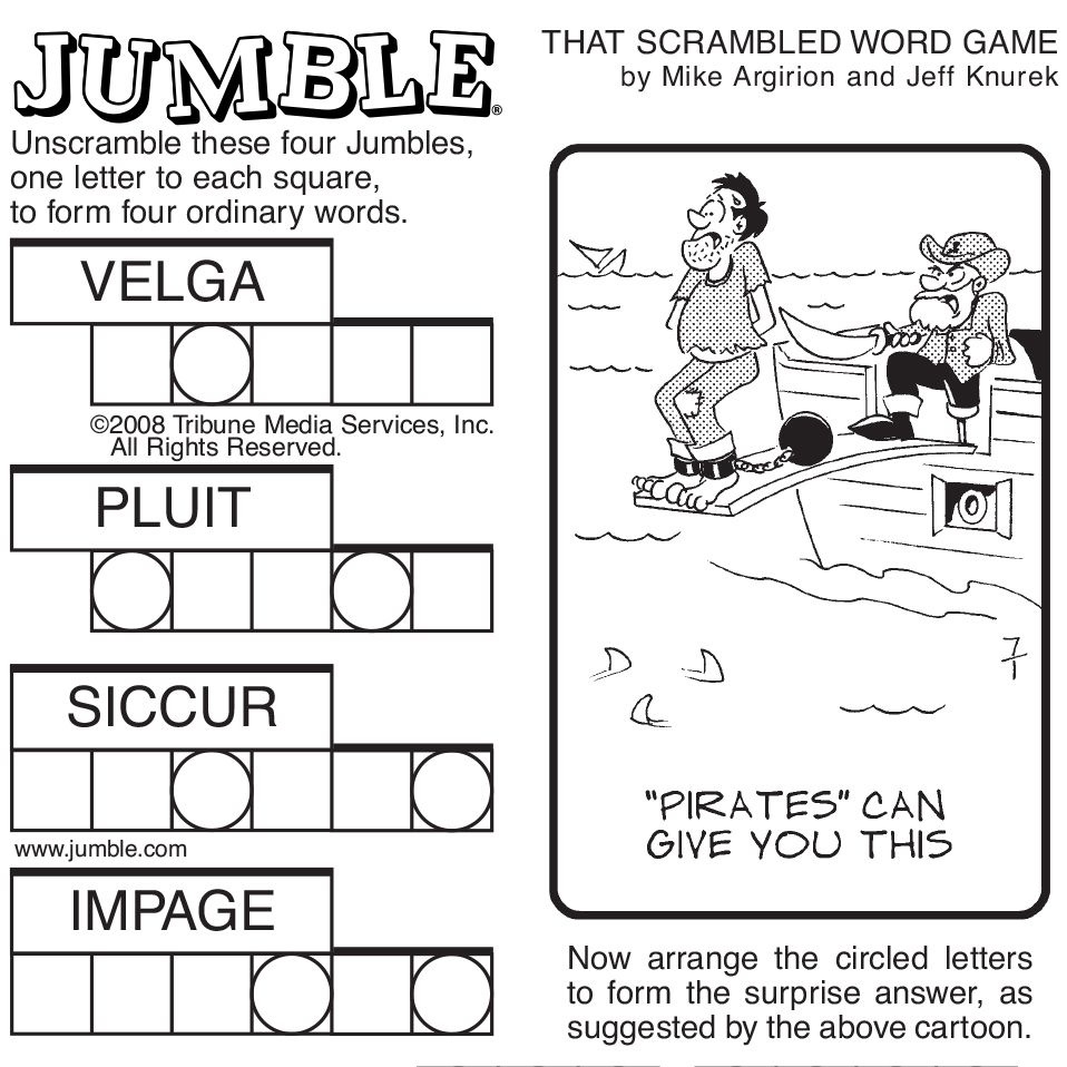  Free Printable Jumble Word Games Free Printable