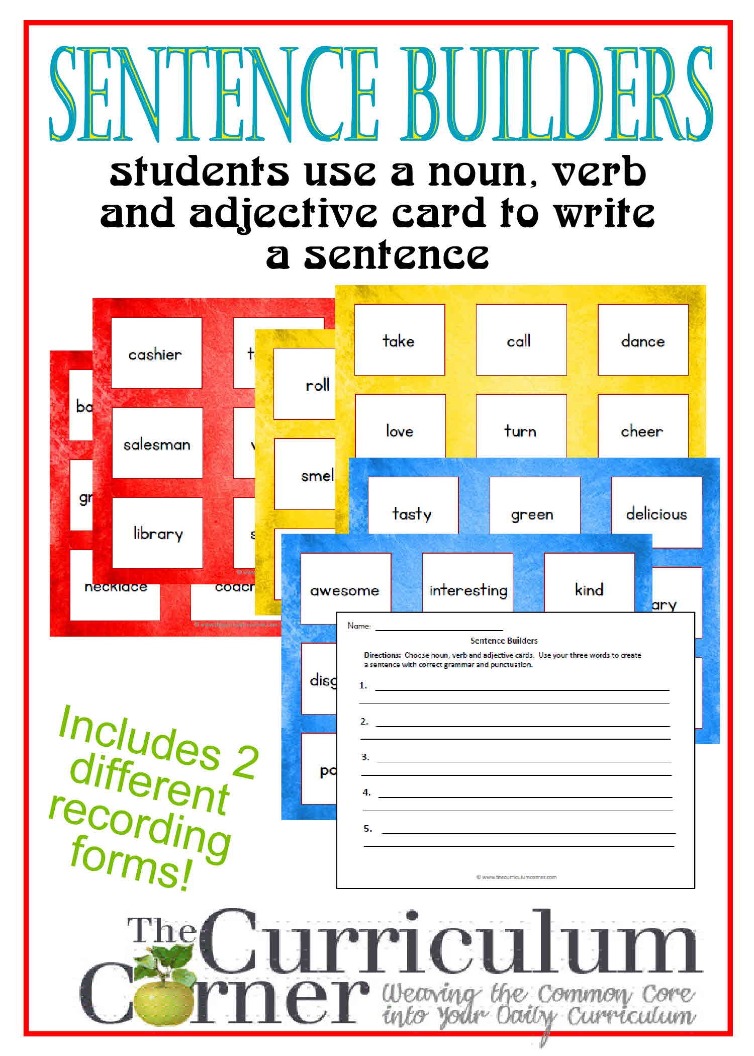  Free Printable Noun Picture Cards Free Printable