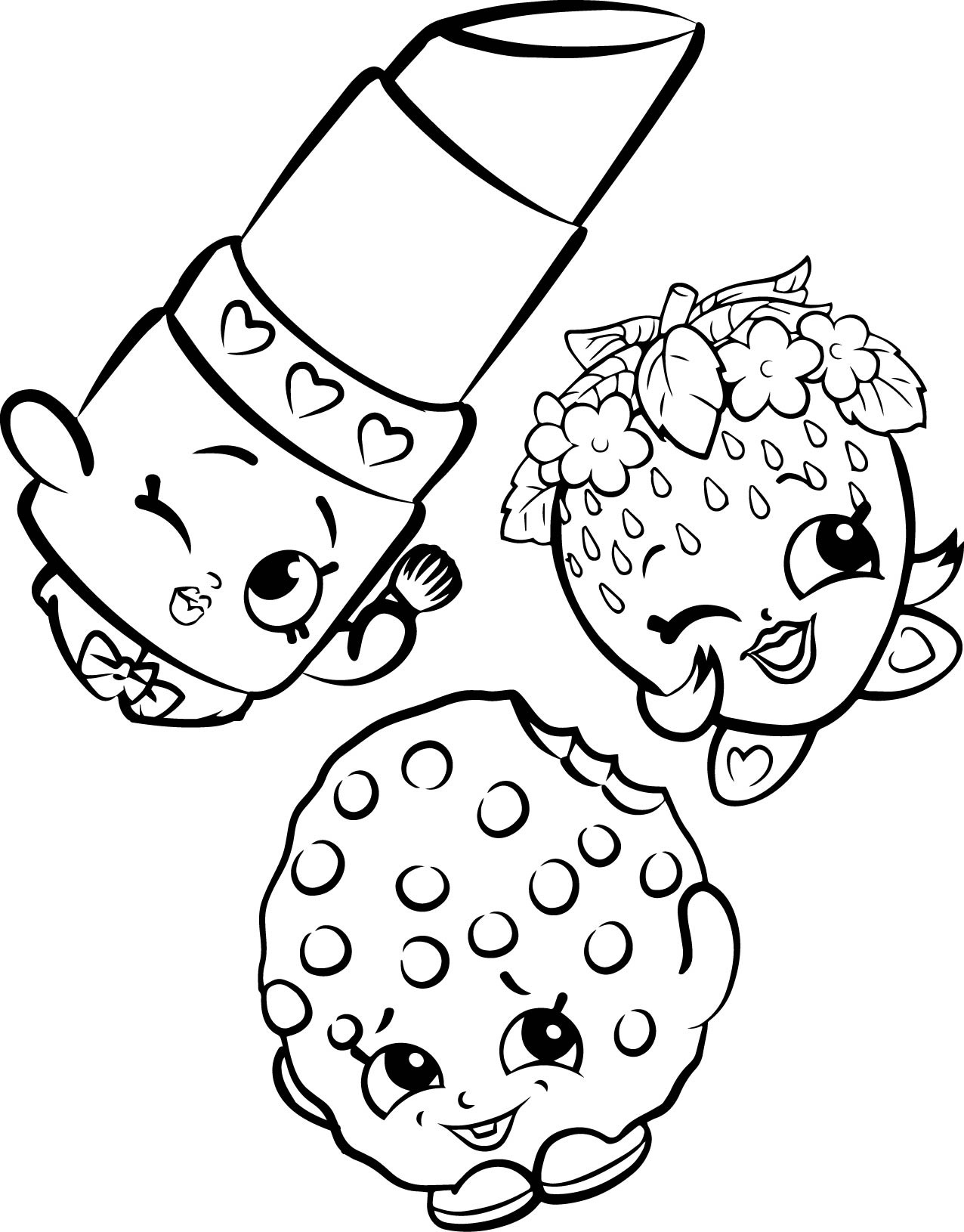 Shopkins Coloring Pages - Best Coloring Pages For Kids - Shopkins Coloring Pages Free Printable