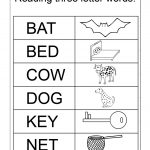 Simple Words   Worksheet | Homeschooling: Reading & Grammar   Free Printable English Reading Worksheets For Kindergarten