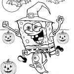 Spongebob Halloween Coloring Pages Printable   Free Online Printable Halloween Coloring Pages