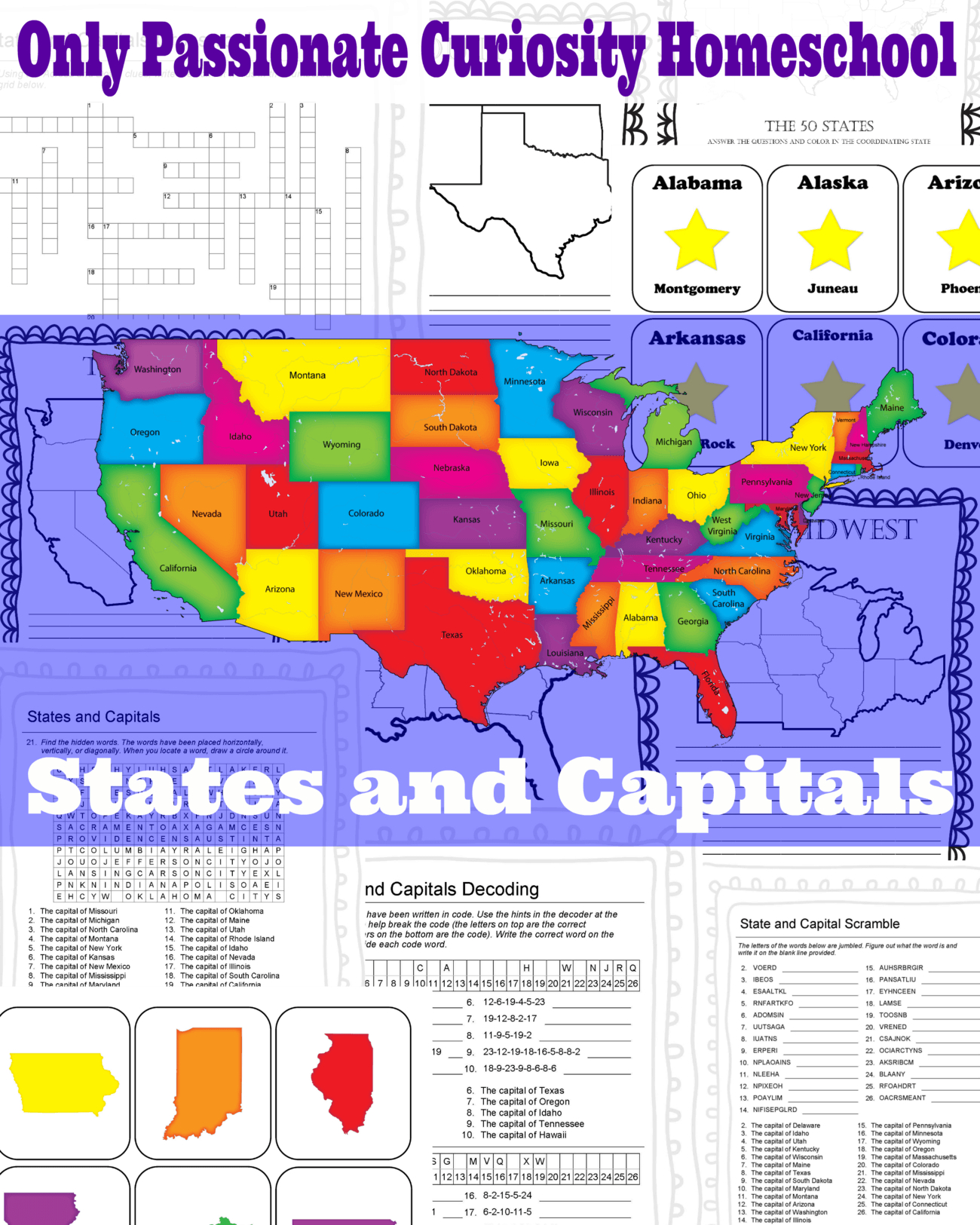 State Capital Flashcards Printable Free Free Printable
