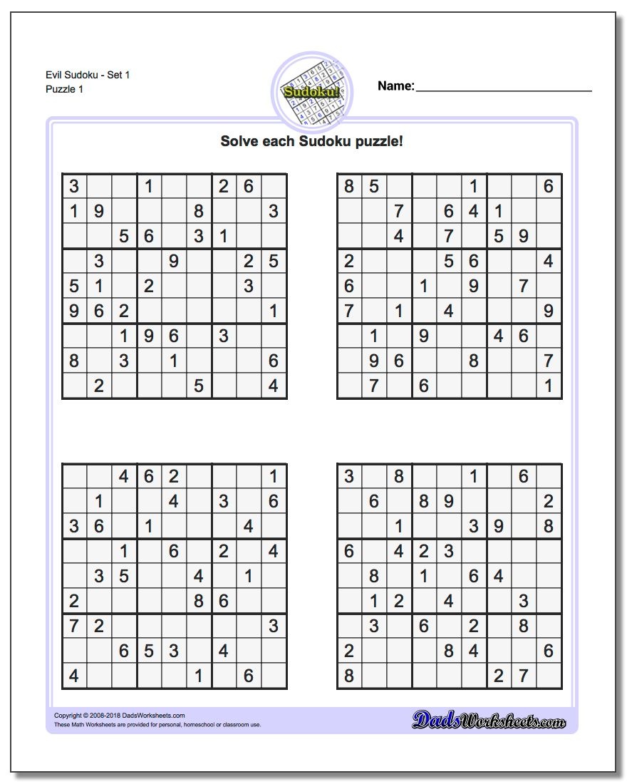 Suduko Printable | Ellipsis - Free Printable Sudoku Easy