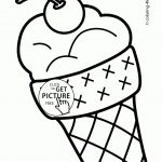 Summer Coloring Pages With Ice Cream For Kids, Seasons Coloring   Free Printable Summer Coloring Pages